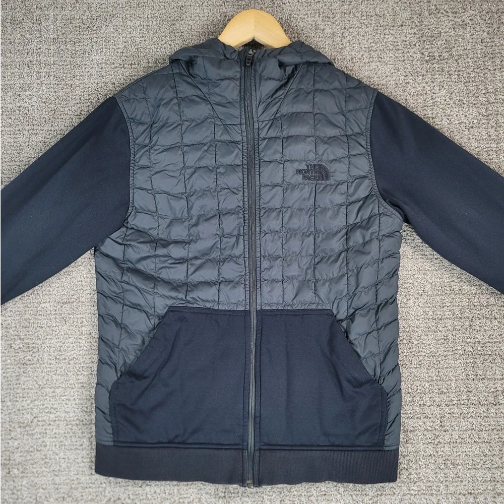 The North‎ Face Mens Kilowatt Thermoball Hybrid Hoodie Full Zip Jacket Black